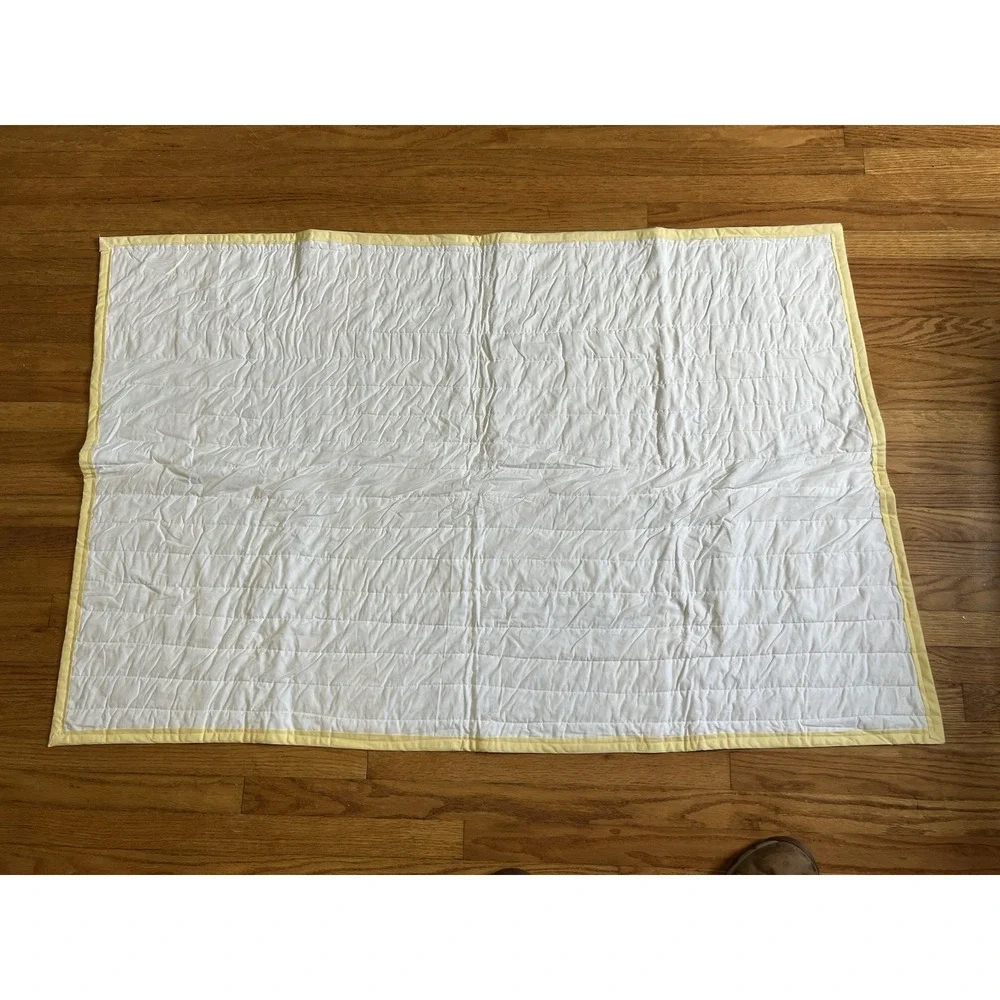 Handmade Baby Quilt Elephant ABC 123 Nursery Play Mat 39x58